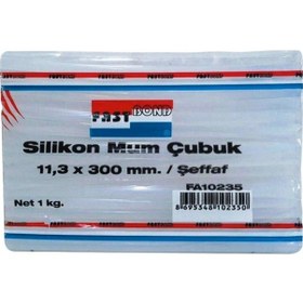 Resim Fast Bond Silikon Mum Çubuk Yapıtırıcı 11,3Mm X 300Mm 1 Kg 