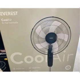 Resim Everest Fan11 Coolair Siyah-gri 45w 5 Kanat 3 Kademe 1200rpm 