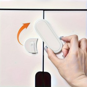 Resim 3/5 Paket Çocuk Güvenlik Dolap Kilitleri, Görünmez Mıknatıslı Çekmece Kilidi, Ftalat İçermeyen Plastik, Parmak Güvenliği Koruma, Gardırop, Buzdolabı ve Ev Aletleri Kapakları için Uygun - Çeşitli Renkler 