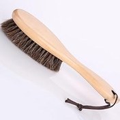 Resim Cankypu Toptan at kılı fırçası ayakkabı malzemeleri saplı asılabilir at kılı ayakkabı fırçası toz giderme bakım malzemeleri temleme yumuşak kürk ayakkabı fırçası 