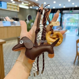 Resim Silver1 Gıoıo Yeni Ipek Eşarp Anahtarlık Kişiselleştirilmiş Inci Papyon Çanta Çekicilik Dokuma Anahtarlık (Yurt Dışından) 