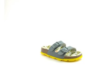 Resim Superfit Ortopedik Çocuk Terlik Çift Bantlı P 800111-2120 Dinazor GRAU / MEHRFARBIG 