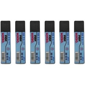 Resim 2.0mm 2b Kalem Ucu, 6 Adetli Siyah Set 1 