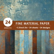 Resim 24 adet Mavi Paslı Dokulu Scrapbook Kağıdı, A5 Boyutu, Yarı Parlak Kaplama, Yeniden Kullanılabilir Önceden Yapışkanlı Arka Plan Kağıdı DIY Projeleri, El Yapımı Kağıt Origami, Hediye Sarma, Albümler, Kart Yapımı, Yaratıcı El Sanatları, Scrapbook Malzemeleri, Kart Yapımı Malzemeleri, Dekoratif Kağıt, Dayanıklı Kağıt, El Sanatları Severler 