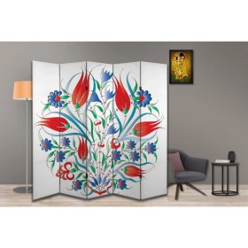 Resim Motifli Özel Tasarım Paravan Room Divider 180 x 200 cm 