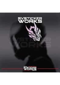 Resim Dragon Ejder Kask Sticker Tüm Kasklar Uyumlu Tek Yön 1 Adet Hologram 