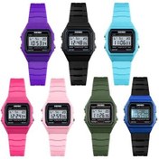 Resim Novahub Skmeı 1460 Çocuk Su Geçirmez İnce Spor Saati, Renkli Siyah Çok Fonksiyonlu Çok Renkli 