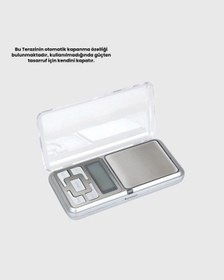 Resim 300 Gr Hassas Cep Terazisi Mavi Işıklı Lcd Ekranlı Renkli 
