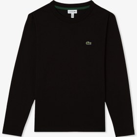 Resim Lacoste Classic Çocuk Siyah T-Shirt 