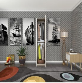 Resim Kenzlife Kilitli Gardırop Öğrenci Dolabı Tek Kapılı Günebakan Crd 180 35 42 Gardolap Dolap Ofis 