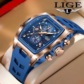 Resim LIGE Yeni Varil Erkek Saati Stil ile Bilgeliğin Mükemmel Kombinasyonu Sporronograf Çok Fonksiyonlu Tarihli Silikon Kayış Kuvarsı Hediye için ideal tür, Dijital erkek saatleri, mekaniki erkek kol saati ile akıllı bilezik, Günlük Saat,Erkek Kol Saati,Şık Kronograf,Modern Tasarım,Hafif Saat,Hassas Kuvars,Erkekler için kol saati,Analog Saat,Profesyonel Giysi,Günlük Tarz 