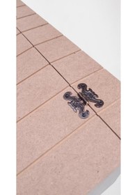 Resim Hobi Dekoratif Ekmeklik Ev Şekli Ahşap Mdf Ham El Yapımı Kahverengi 