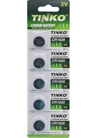 Resim Tinko CR1620 3 V Blister Lityum Pil 5'li 