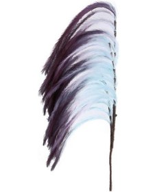 Resim Star Dekor Mavi Bordo Degrade Püsküllü Sarkan Dal 