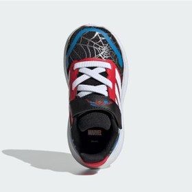Resim Adidas Runfalcon Spiderman Erkek Bebek Spor Ayakkabı Jr5661 Siyah 