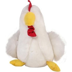 Resim Tavuk Beyaz Peluş 28 Cm 