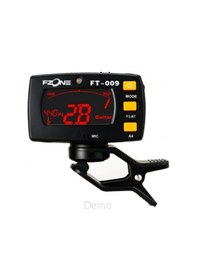 Resim Fzone Ft009 Klipsli Gitar Akort Cihazı Kompakt Ve Hafif Tasarım 360 Derece Dönebilen Ekran Ve Yüksek Hassasiyet 