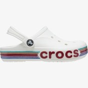 Resim Crocs 209730 Bayaband Rainbow Glitter Clg K Beyaz Çocuk Terlik Beyaz 