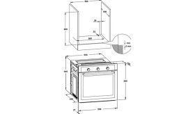 Resim Hafele Eternal Fırın 7f 60CM Inox 