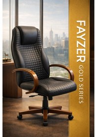 Resim Fayzer Premıum Makam Koltuğu - Yönetici Koltuğu - Ofis Koltuğu - Büro Koltuğu - Çalışma Koltuğu Siyah 