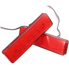 Resim 2x Kırmızı Araba Reflektör Sinyal Led Arka Lambası Vauxhall Opel Movano İçin 