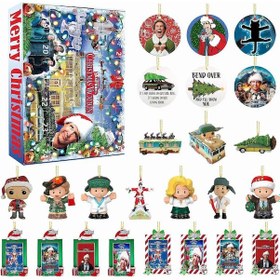 Resim National Lampoon'un 2024 Advent Takvimi, Yetişkinler İçin Noel Geri Sayım Takvimleri Hediyesi, Erkek Ve Kız Çocukları İçin Noel Hediyesi 