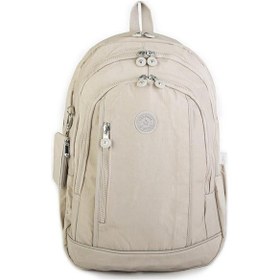 Resim Nas Bag Unisex Zararlı Kimyasal İçermeyen Waterproof Sırt Çantası Kum Kum - Bej 