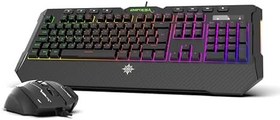 Resim INCA IKG-315GT EMPOUSA SPECİAL DİZAYN GAMING SET, Ergonomikl Bilek Destekli,Qwerty TR Dizilim Değişebilen Led Işıklı,19 Tuş Anti-G,12 Multimedya, Mükemmel Oyuncu Klavye Mouse Set 