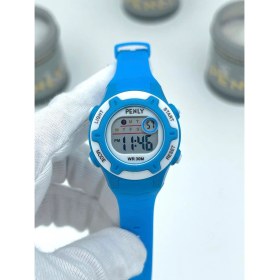 Resim Penly 8203 Model Mavi +4 Renk Kronometre-Alarmlı 5ATM Su Geçirmez Dijital Çocuk Kol Saati 