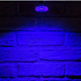 Resim Tek Yönlü Kare Dekoratif İç Dış Mekan Aplik Eskitme MAVİ Işık Eskitme 