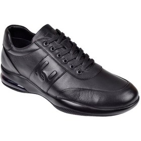 Resim Voyager Hakiki Deri Erkek Spor Ayakkabı Voy-337 Siyah Siyah 