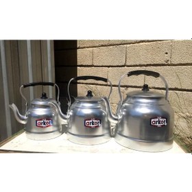 Resim Arkor Alüminyum 18 Cm Üstten Saplı Çaydanlık 