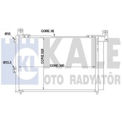 Resim KALE 342885 Klima Radyatoru Kondenser (Ford: Ranger 2.5Td 99-06 3.0Td 06- / Mazda: B Serie 2.2 / 2.5 99-06 542×328×16 1356049 3M3519710CA (WC545474) 