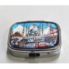 Resim İlk El Grup Ieg™ Istanbul Temalı Sağlık Ürünü Saklama Kutusu - Model 3 