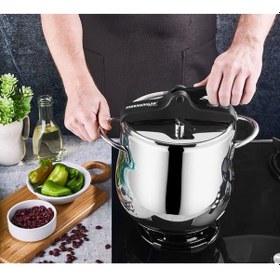 Resim Klasik Düdüklü Tencere 9 Lt Sade 