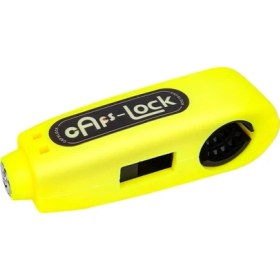 Resim Pengfushop5 Sarı Stil Motosiklet Hırsızlığa Karşı Gidon Kilidi Evrensel Scooter Motor Kavrama Ön Fren Kolu Kilitleri (Yurt Dışından) 