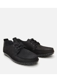Resim Hotiç Erkek Nubuk Deri Siyah Rahat Günlük Loafer 02ayh305570a100 Siyah-black Siyah 