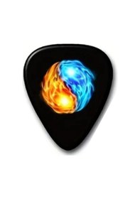 Resim 717s6 Gitar Penası 1 Adet Fire Yinyang 0.96mm 