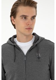 Resim U.s. Polo Assn. Erkek Antrasit Melanj Hırka Örme 50293447-vr081 Antrasit Melanj 