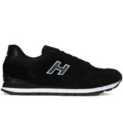 Resim Hammer Jack Hakiki Deri Peru Siyah Erkek Sneaker 