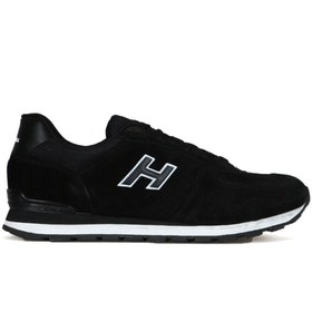 Resim Hammer Jack Hakiki Deri Peru Siyah Erkek Sneaker 