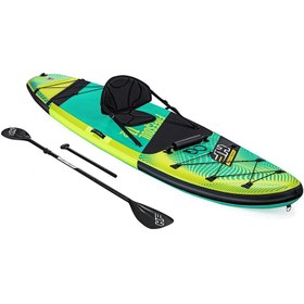 Resim Bestway Hydro-Force Freesoul 65310 Kürekli Şişme Sup-Sörf ve Kano Seti 340x89x15 cm 