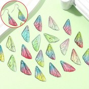 Resim 5/13/26 adet Çok Renkli Akrilik Balıkkanat Kolye, DIY Yaz Tatili Plaj Ayak Bileği, Bileklik, Küpe, Anahtarlık, Sırt Çantası Zinciri, Dostluk Zinciri, Cep Telefonu Zinciri, Düğün Partisi, Mezuniyet Sezonu, Okula Dönüş Sezonu Hediyeleri, Aksesuar Yapımı 