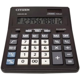 Resim Citizen Cdb-1201Bk Büyük Hesap Makinesi 