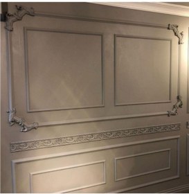 Resim DECOZZA Bronz 4 Cm Çıta Uyumlu Dekoratif 4'lu Köşe Motifi Seti 