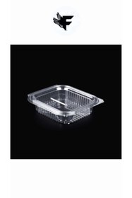 Resim FİGANLAR Sızdırmaz Kullan At Tek Kullanımlık Plastik Kapaklı Kase 150 gr cc 50 Adet 