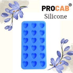 Resim PROCAB Silicone Kalp’li Buz Ve Çikolata Kalıbı 