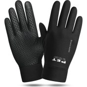 Resim Pengfushop5 Beyaz Stil Kış Erkekler Kaymaz Rüzgar Geçirmez Windstopers Snowboard Eldivenleri Dokunmatik Ekran Sıcak Nefes Erkek Motosiklet Sürme Aksesuarları (Yurt Dışından) 