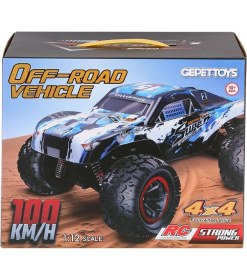 Resim Küçük Hazine AJ22-19 Kumandalı 1:12 100KM/H Off Road Araba 4x4 