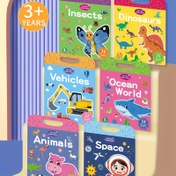 Resim Su Geçirmez Yeniden Kullanılabilir Sticker Kitapları - Dinozorlar, Hayvanlar & Araçlarla Eğitici Oyuncaklar - Noel, Cadılar Bayramı, Şükran Günü & Yeni Yıl Hediyeleri İçin Mükemmel, En İyi Noel, Şükran Günü İçin Mükemmel 